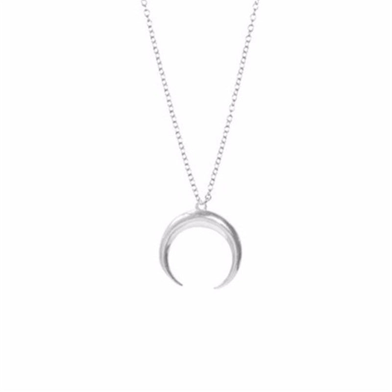(Copie) Nouveaux bijoux de mode Croissant cornes lune pendentif collier cadeau pour les femmes fille