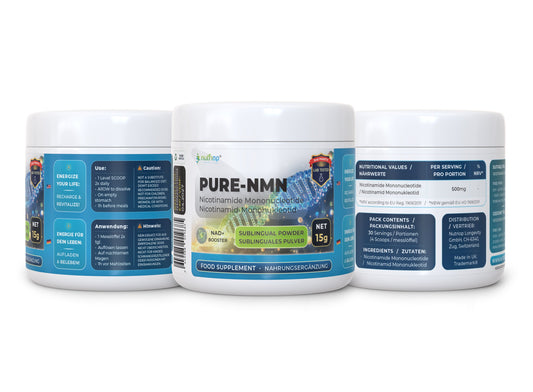 Nutriop Longevity® PURE-NMN Nicotinamide Mononucleotide Extreme Potency sublingual powder -15 grams-1